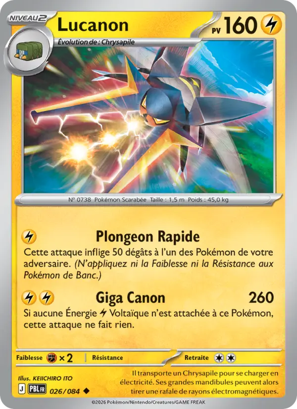 Lucanon — carte 026 de l’extension Nuit Noire