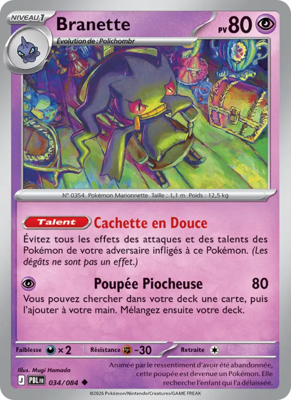 Branette — carte 034 de l’extension Nuit Noire