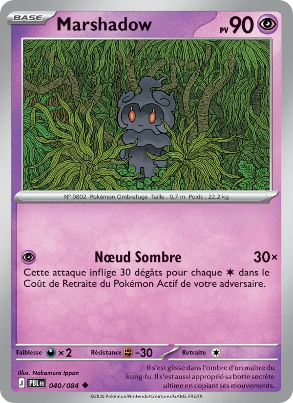 Marshadow — carte 040 de l’extension Nuit Noire