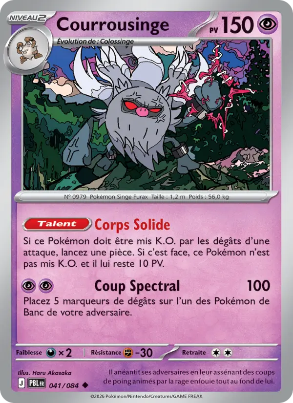 Courrousinge — carte 041 de l’extension Nuit Noire