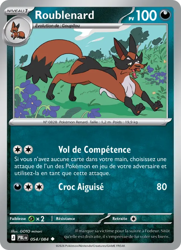 Roublenard — carte 054 de l’extension Nuit Noire