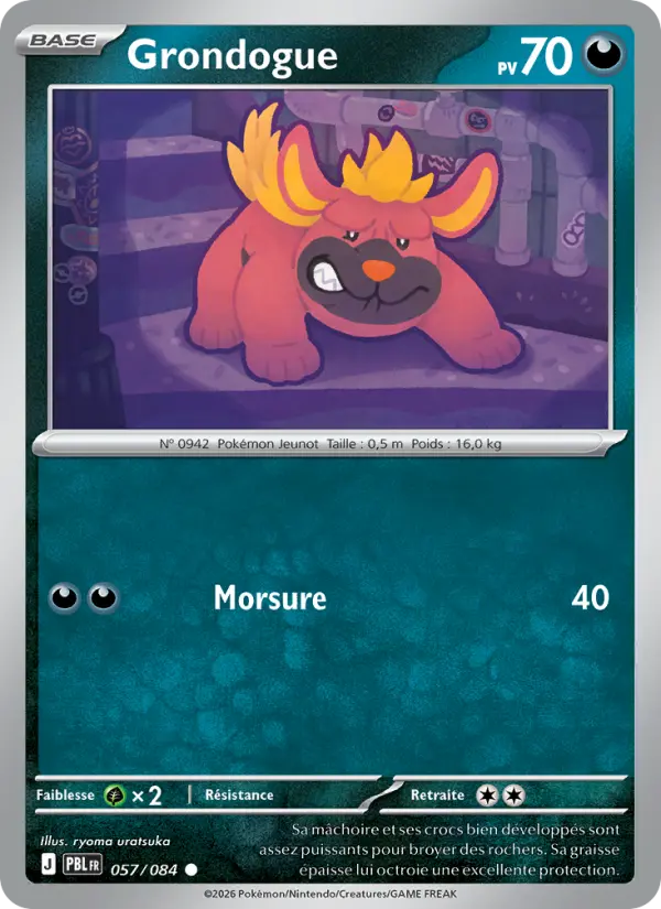 Grondogue — carte 057 de l’extension Nuit Noire