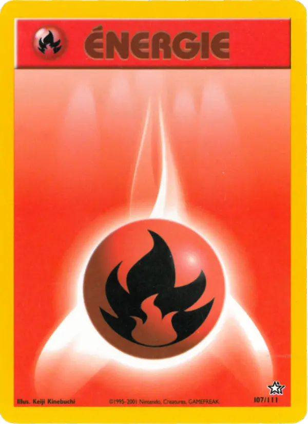 Énergie Feu — carte 107 de l’extension Neo Genesis