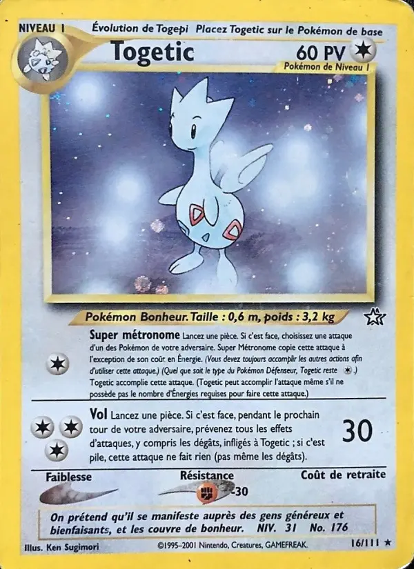Togetic — carte 16 de l’extension Neo Genesis