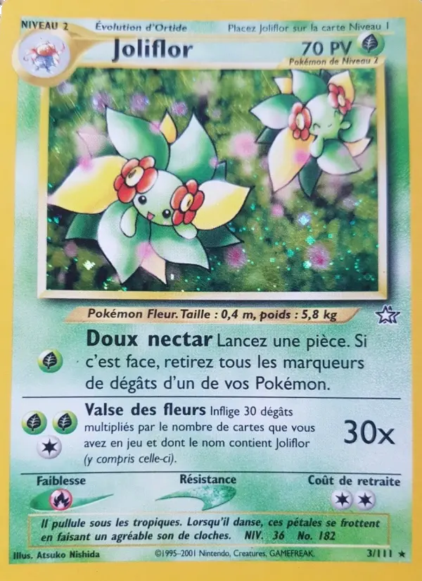 Joliflor — carte 3 de l’extension Neo Genesis