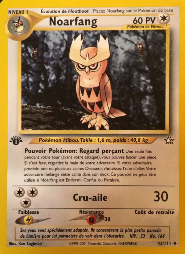 Noarfang — carte 42 de l’extension Neo Genesis