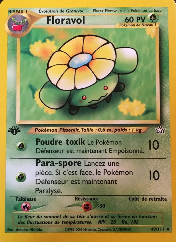 Floravol — carte 49 de l’extension Neo Genesis