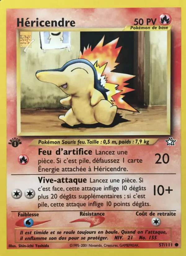 Héricendre — carte 57 de l’extension Neo Genesis