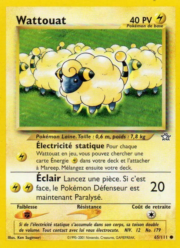 Wattouat — carte 65 de l’extension Neo Genesis