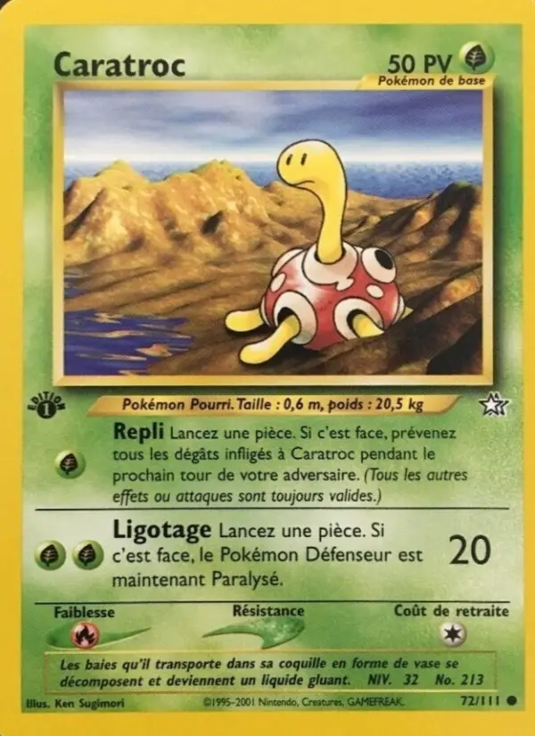 Caratroc — carte 72 de l’extension Neo Genesis