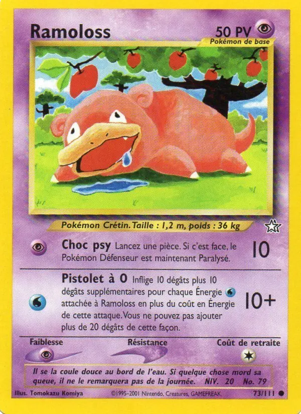 Ramoloss — carte 73 de l’extension Neo Genesis