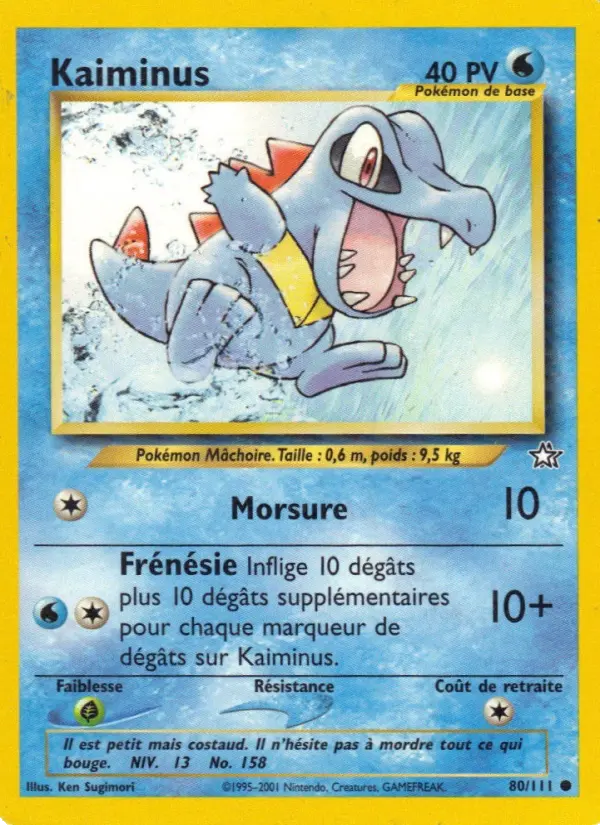 Kaiminus — carte 80 de l’extension Neo Genesis
