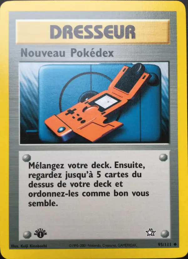 Nouveau Pokédex — carte 95 de l’extension Neo Genesis