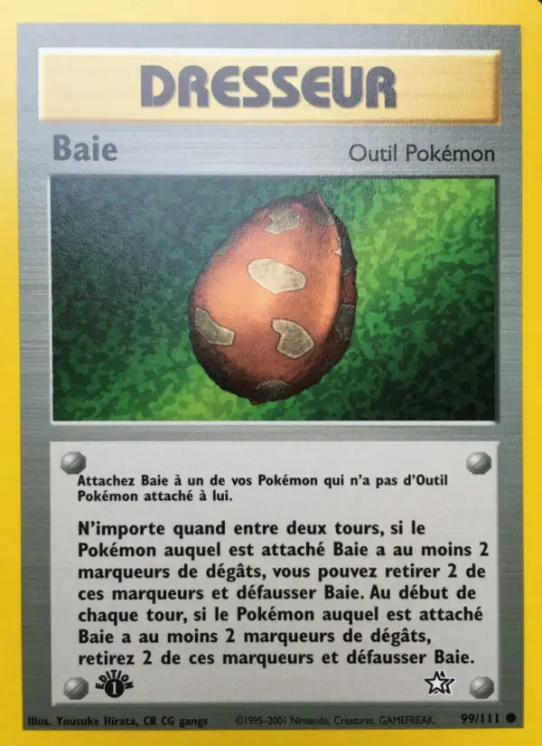 Baie — carte 99 de l’extension Neo Genesis