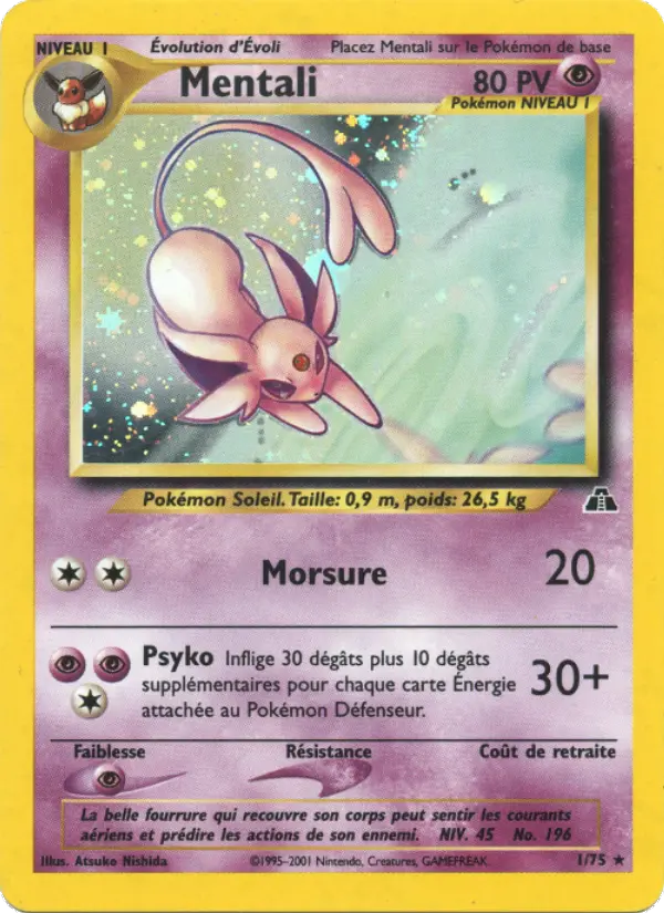 Mentali — carte 1 de l’extension Neo Discovery