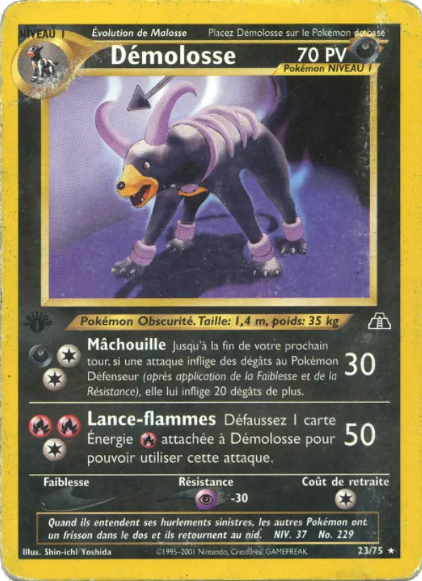 Démolosse — carte 23 de l’extension Neo Discovery