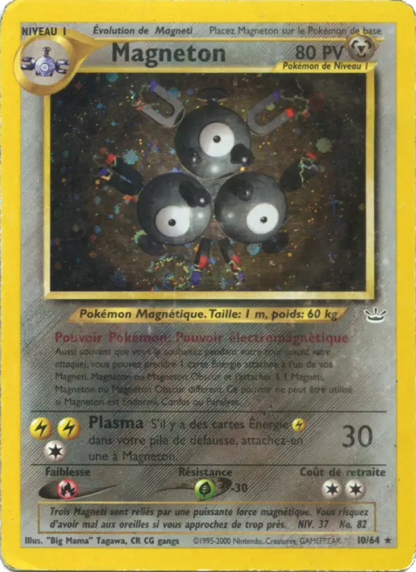 Magneton — carte 10 de l’extension Neo Revelation