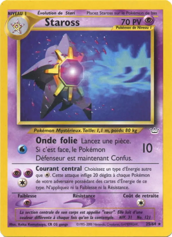 Staross — carte 25 de l’extension Neo Revelation