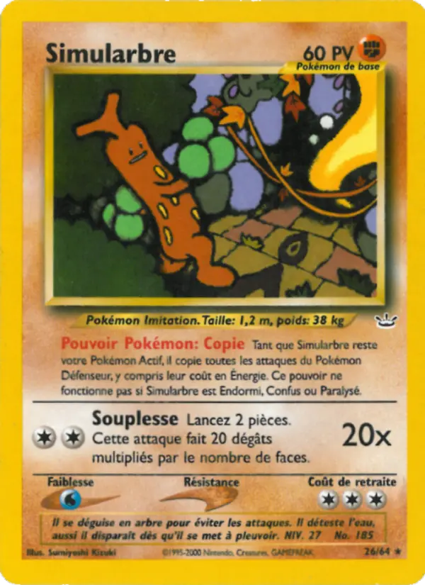Simularbre — carte 26 de l’extension Neo Revelation