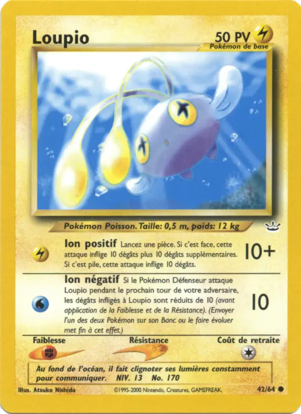 Loupio — carte 42 de l’extension Neo Revelation
