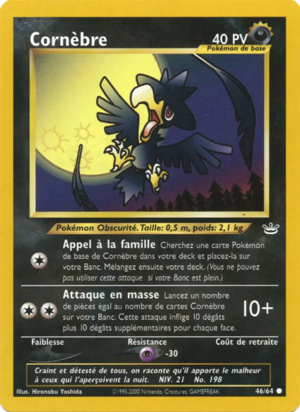 Cornèbre — carte 46 de l’extension Neo Revelation