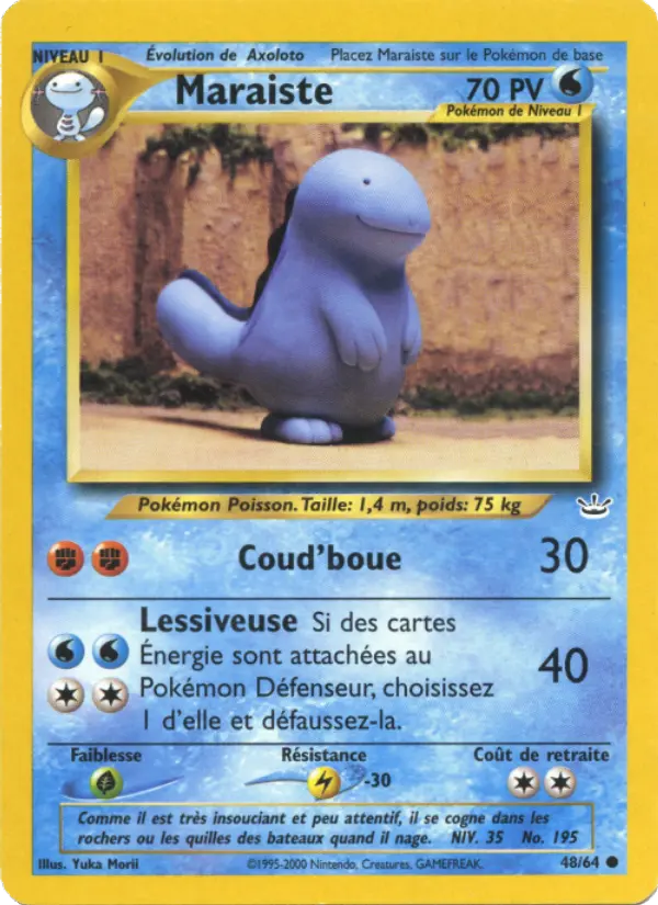 Maraiste — carte 48 de l’extension Neo Revelation