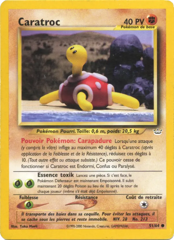 Caratroc — carte 51 de l’extension Neo Revelation