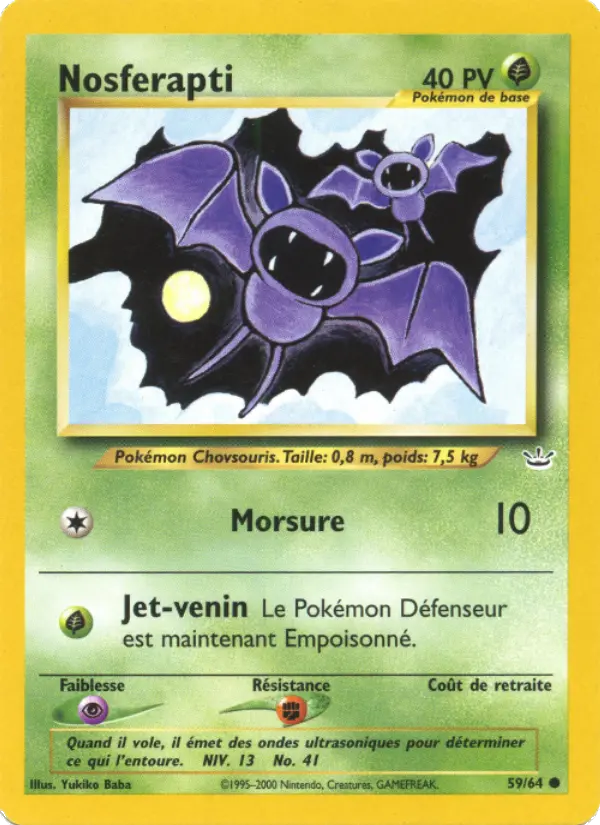 Nosferapti — carte 59 de l’extension Neo Revelation
