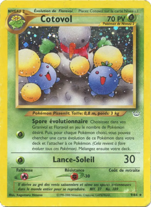 Cotovol — carte 9 de l’extension Neo Revelation