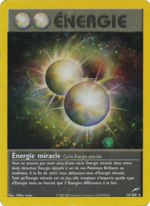 Énergie miracle — carte 16 de l’extension Neo Destiny