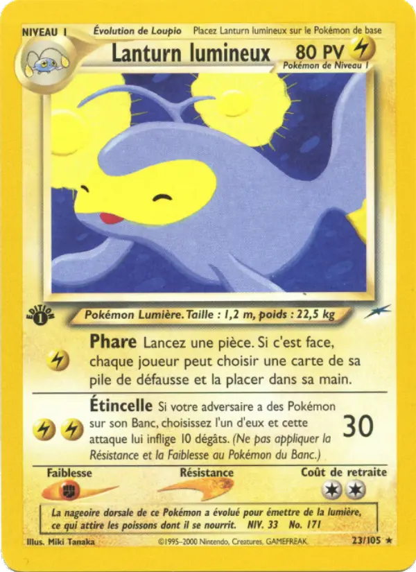Lanturn lumineux — carte 23 de l’extension Neo Destiny