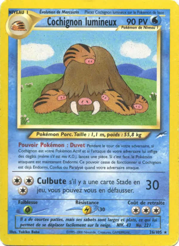 Cochignon lumineux — carte 26 de l’extension Neo Destiny