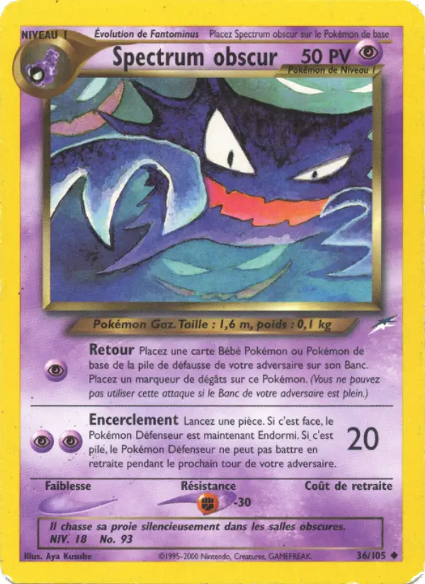 Spectrum obscur — carte 36 de l’extension Neo Destiny