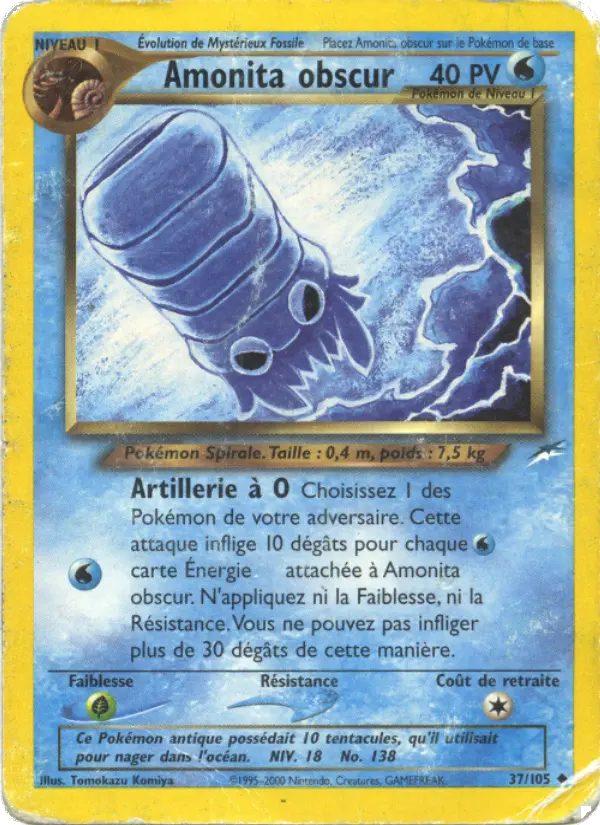 Amonita obscur — carte 37 de l’extension Neo Destiny
