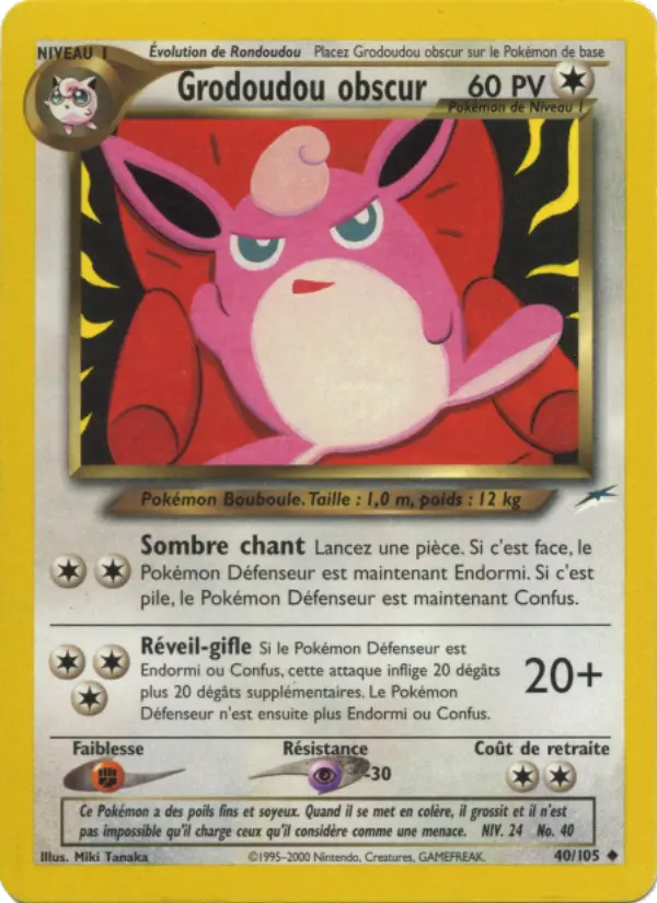 Grodoudou obscur — carte 40 de l’extension Neo Destiny