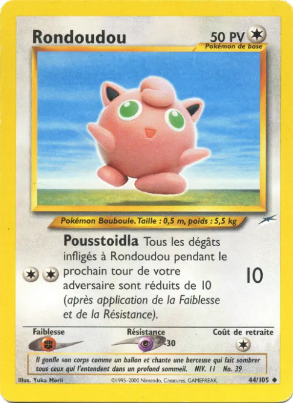 Rondoudou — carte 44 de l’extension Neo Destiny