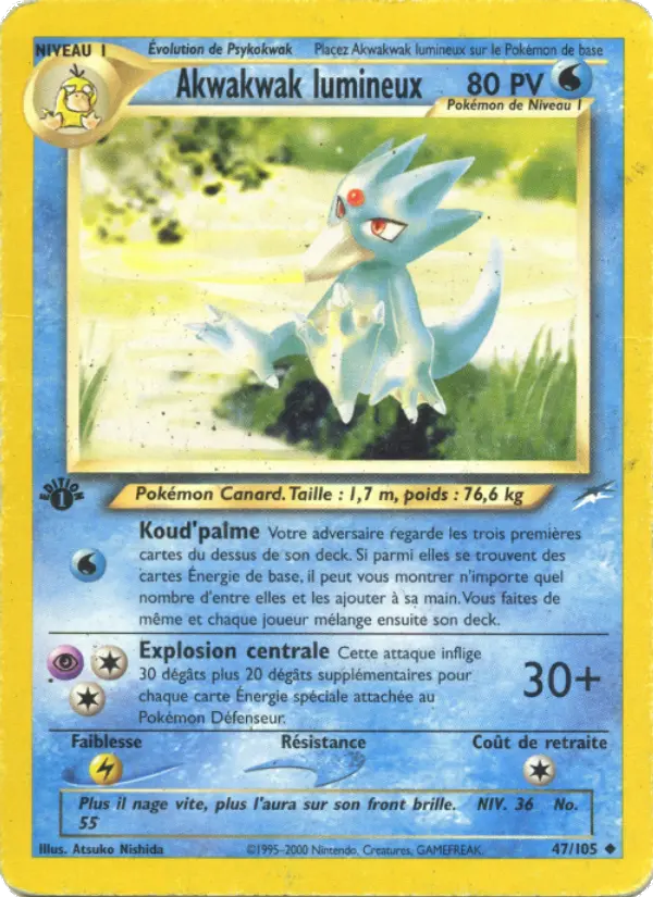 Akwakwak lumineux — carte 47 de l’extension Neo Destiny