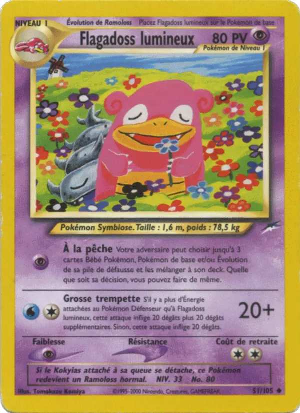 Flagadoss lumineux — carte 51 de l’extension Neo Destiny