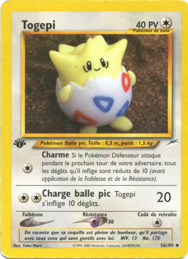 Togepi — carte 56 de l’extension Neo Destiny