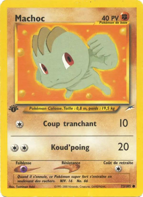 Machoc — carte 73 de l’extension Neo Destiny
