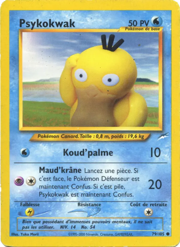 Psykokwak — carte 79 de l’extension Neo Destiny