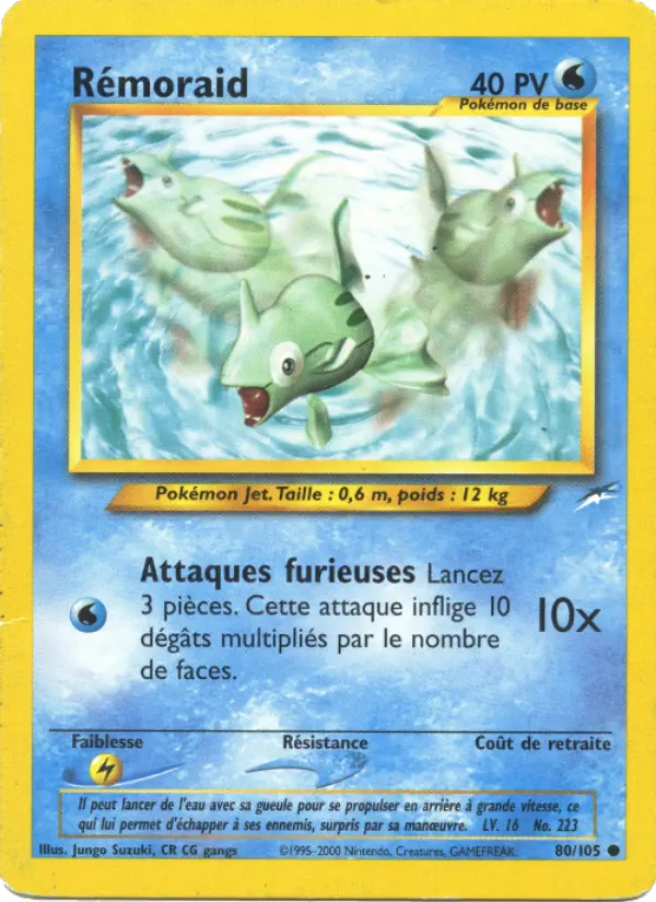 Rémoraid — carte 80 de l’extension Neo Destiny
