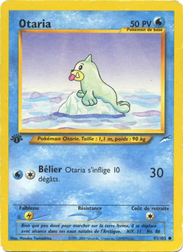 Otaria — carte 81 de l’extension Neo Destiny