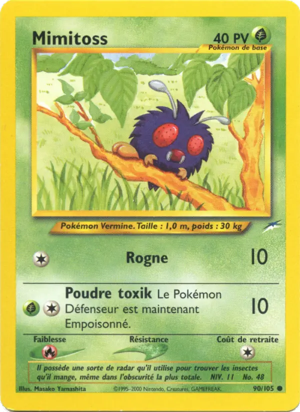 Mimitoss — carte 90 de l’extension Neo Destiny