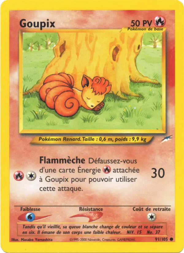 Goupix — carte 91 de l’extension Neo Destiny