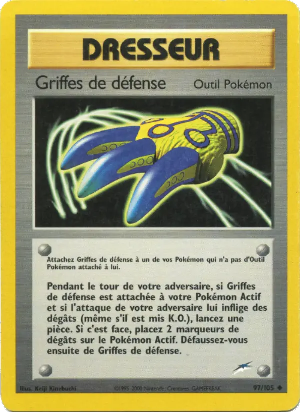 Griffes de défense — carte 97 de l’extension Neo Destiny