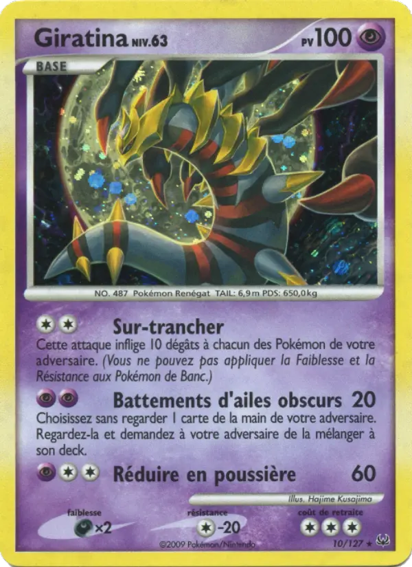 Giratina — carte 10 de l’extension Platine