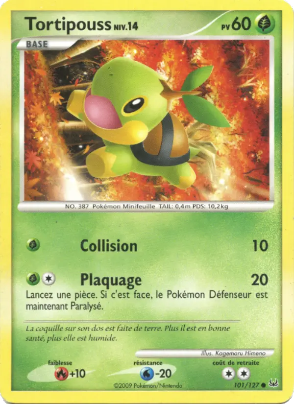Tortipouss — carte 101 de l’extension Platine