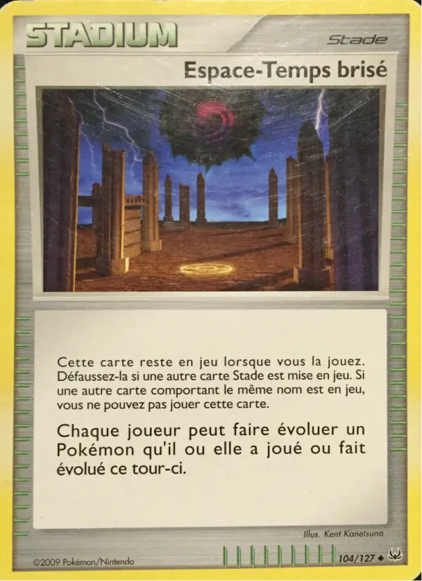 Espace-Temps brisé — carte 104 de l’extension Platine