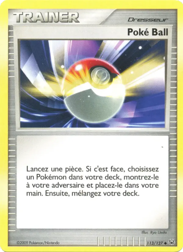 Poké Ball — carte 113 de l’extension Platine